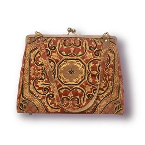 Rare Vintage Embroidery Purse